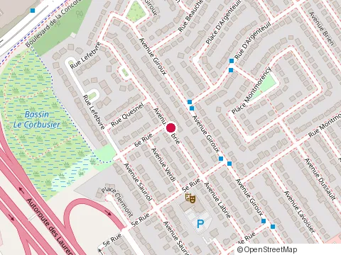 Location of Y St Pierre & Fils Laval Inc at 168 avenue Labrie, Laval