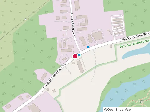 Location of Yuzu Sushi de la Montée at 643 Blvd St Rene O, Gatineau