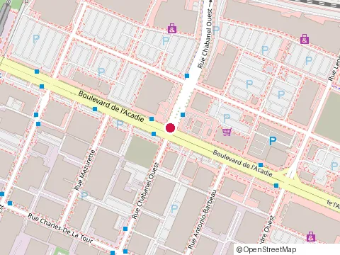 Location of Zyara at 1004 Rue du Marché Central, Montréal