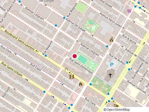 Location of Academie Linguistique Intl at 5115 avenue de Gaspe # 300, Montréal