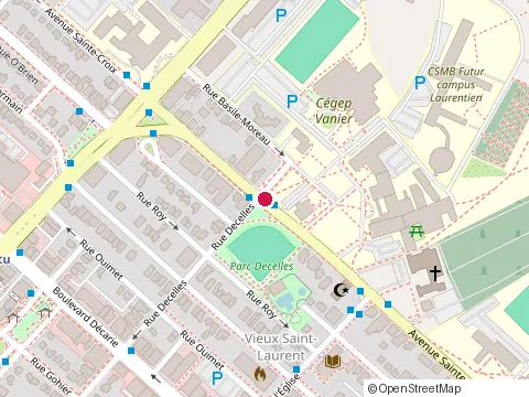 Location of Agence Maxi- Academie Maximum Securite at 901 avenue Sainte-Croix, Saint-Laurent