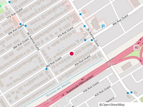 Location of Andre Lemelin at 342 46E Rue O, Québec
