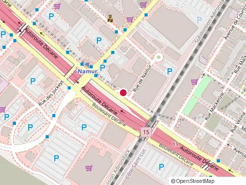 Location of Angie Pizza at 7385 boulevard Decarie, Montréal
