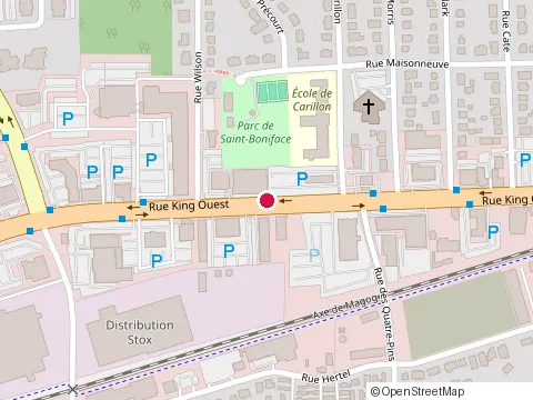 Location of Aon Reed Stenhouse/Parizeau at 2637 Rue King O # 200, Sherbrooke