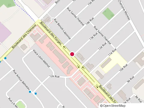Location of Assurances Frenette & Nolin at 5430 boulevard des Forges, Trois-Rivières