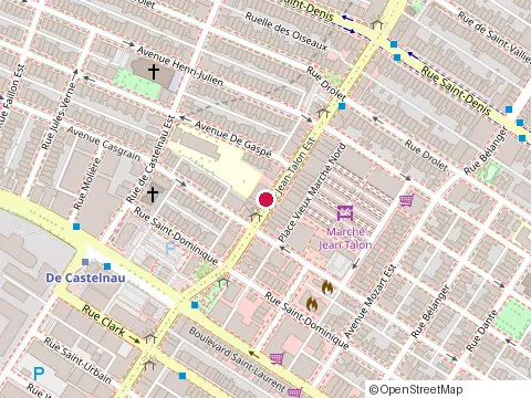 Location of Atlas Lighting Inc at 170 Rue Jean-Talon O # 101, Montréal