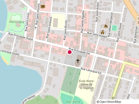 Location of au Petit Creux at 84 Rue Principale E, Sainte-Agathe-des-Monts