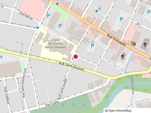 Location of Bar-Bistro la Maison Blanche at 177 Rue Empire, Granby