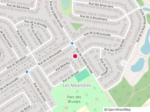 Location of Beaulieu Entrepreneur Peintre at 2530 Rue des Bois-Broles In, Québec