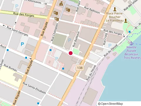 Location of Bel-Gaufre at 245 Rue Saint-Georges, Trois-Rivières