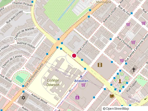Location of Bernstein & Bernstein Ltee at 2021 avenue Atwater # 180, Montréal