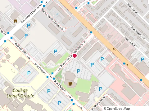 Emplacement de Bibliotheque Municipale de Ste-Therese au 150 boulevard du Seminaire, Sainte-Thérèse