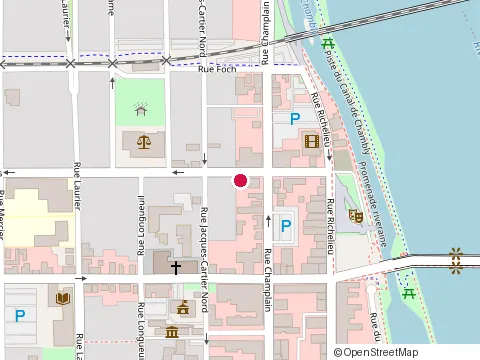 Location of Bistro Mamma Mia at 68 Rue Saint-Charles, Saint-Jean-sur-Richelieu