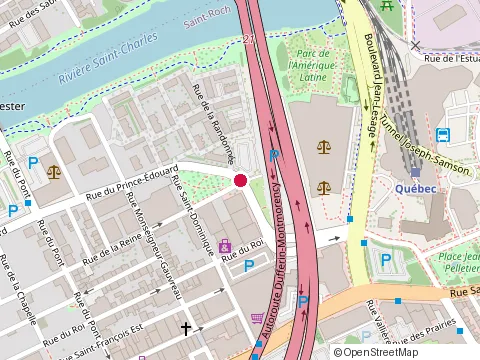 Location of Blanchet & Assoc at 340 Rue Saint-Roch, Québec