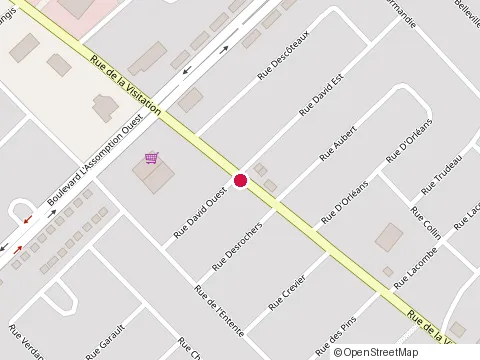 Location of Boucherie Migneron at 650 Rue de la Visitation # A, Saint-Charles-Borromée