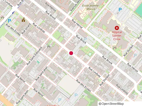Location of Boudreau Methot Tourigny at 506 Rue Lindsay, Drummondville