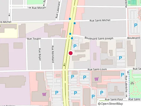 Location of Boulais Denault Wells at 439 boulevard du Seminaire N, Saint-Jean-sur-Richelieu