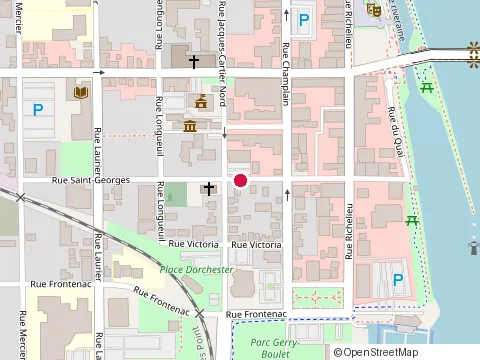 Location of Bureaux Dentaires Landry at 45 Rue Saint-Georges, Saint-Jean-sur-Richelieu