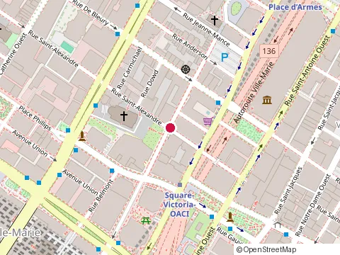 Location of Cafe Daylight Factory at 1030 Rue Saint-Alexandre # 002, Montréal