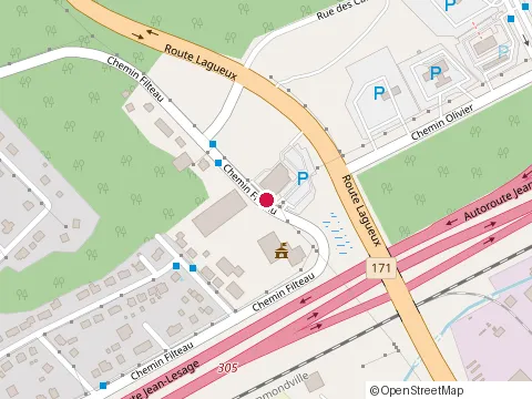 Location of Casse-Croute l'Erabliere at 525 route Lagueux, Saint-Nicolas