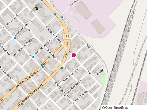 Location of Casse-Croute Patates au King at 852 Rue Notre-Dame, Shawinigan