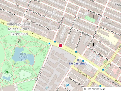 Location of Centre Capillaire Jerome Inc at 7387 boulevard St-Laurent, Montréal