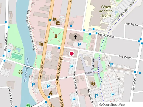 Location of Centre Communautaire Juridique Laurentides- Lanaudière at 293 Rue de Villemure, Saint-Jérôme