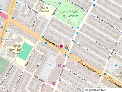 Location of Centre de Consultation at 10345 avenue Papineau, Montréal