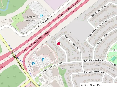 Location of Centre de l'Osteoporose de at 100-1200 avenue de Germain-des-Pres, Québec