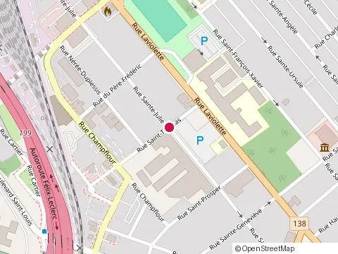 Location of Centre de l'Osteoporose de at 700 Rue Sainte-Julie, Trois-Rivières