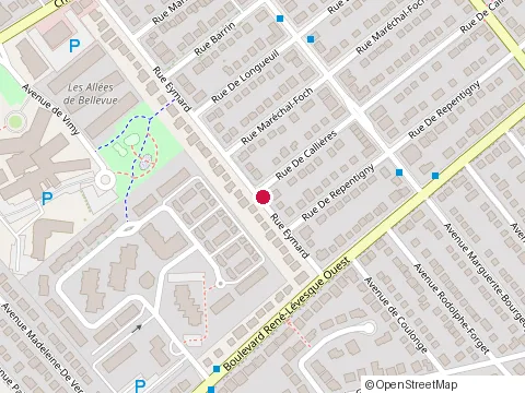 Location of Centre de Mediation de la Capitale at 1496 Rue de Callieres, Québec