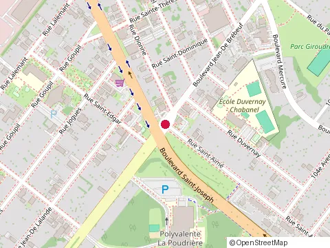Location of Centre Dentaire Blanchet at 977 boulevard Jean-de Brebeuf, Drummondville