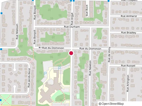 Location of Centre Effi at 360 Rue Argyll, Sherbrooke