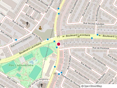 Location of Centre Medical Lacordaire at 201-5650 Rue Jean-Talon E, Saint-Léonard