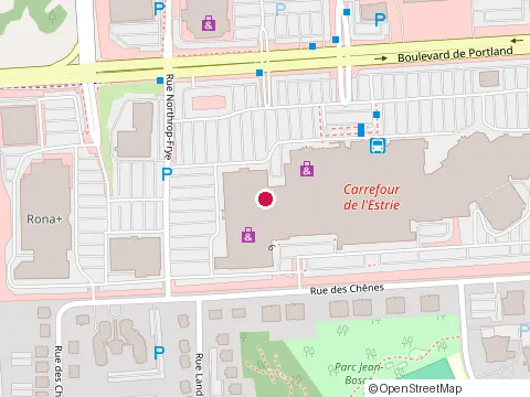 Location of Centre-Carrosserie Blanchette at 278 Rue Mousseau, Sherbrooke