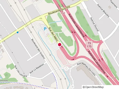 Location of Champ de Pratique Golf-l'Etang at 7615 Rue des Metis, Québec