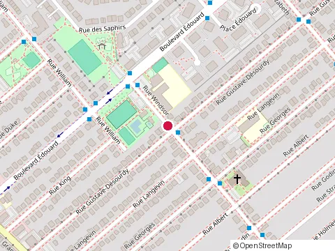 Location of Chez Ti-Marc Restaurant at 3300 Rue Windsor, Saint-Hubert