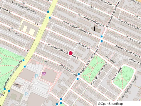 Location of Classico at 4695 Rue Henri-Deslongchamps # 3, Montréal