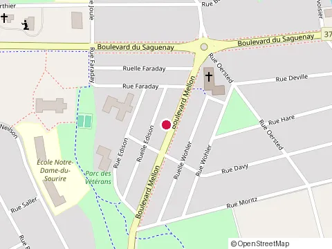 Location of Clinique Acupuncture at 1807 boulevard Mellon, Jonquière