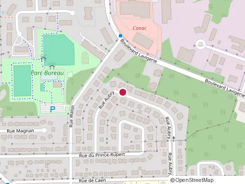 Location of Clinique Adminstrative Enr at 899 Rue Aubry, Sherbrooke