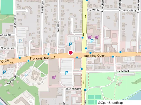 Location of Clinique d'Osteopathie Entre at 1815 Rue King O # 200, Sherbrooke