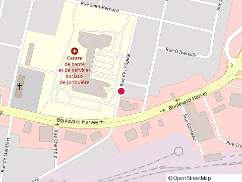 Location of Clinique de Physiotherape at 2231 Rue de l'Hopital, Jonquière