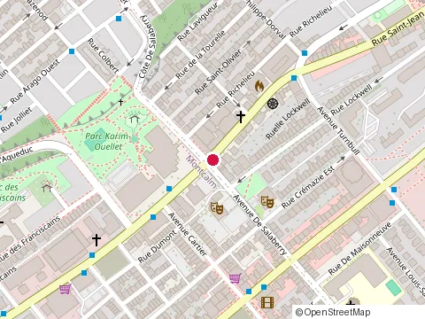 Location of Clinique Dentaire Salaberry at 50 Rue Saint-Jean, Québec
