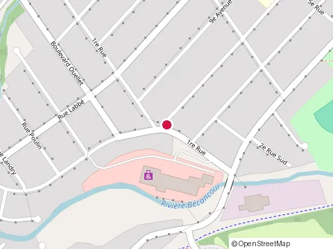Location of Clinique Martin Labbe at 745 8E Ave, Thetford Mines