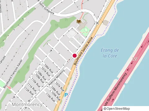 Location of Clinique Medicale Montmorency at 66 Rue 103E, Québec