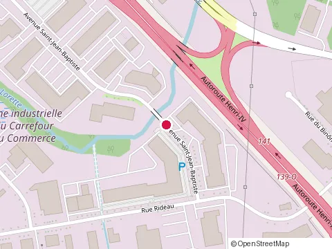 Location of Clinique Tonus Sante at 1400 avenue Saint-Jean-Baptiste, Québec