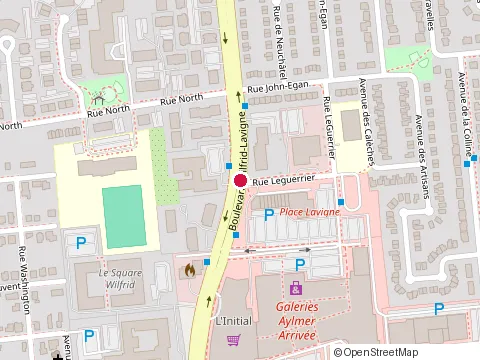 Location of Clsc - Centre de Sante et de Services Sociauxde Gatineau at 425  Rue Leguerrier, Gatineau