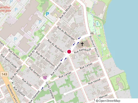 Location of Club d'Age d'Or Ste-Therese at 198A Rue Celanese, Drummondville