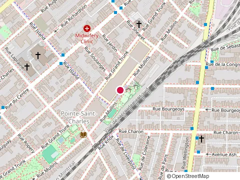 Location of Club Populaire des at 1945 Rue Mullins, Montréal