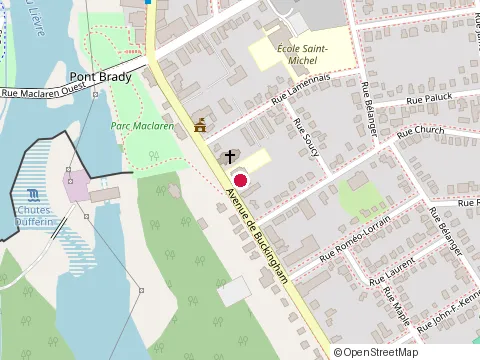 Location of Compta-Info Enr at 586 avenue de Buckingham, Gatineau